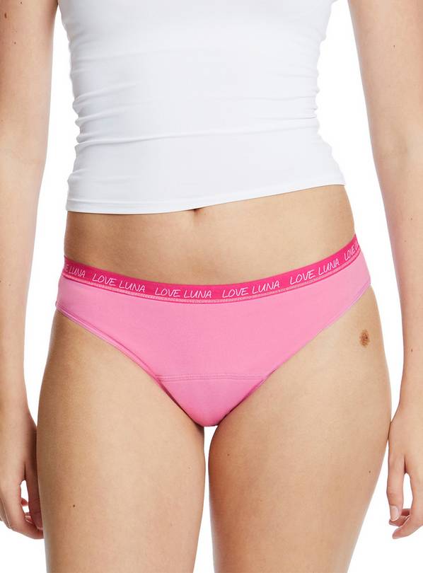LOVE LUNA First Teen 2 Pair Pack Period Bikini Brief 12-13 years